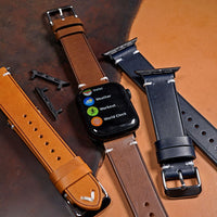 Emery Vintage Buttero Leather Strap in Brown (38, 40, 41mm) - Nomad Watch Works MY