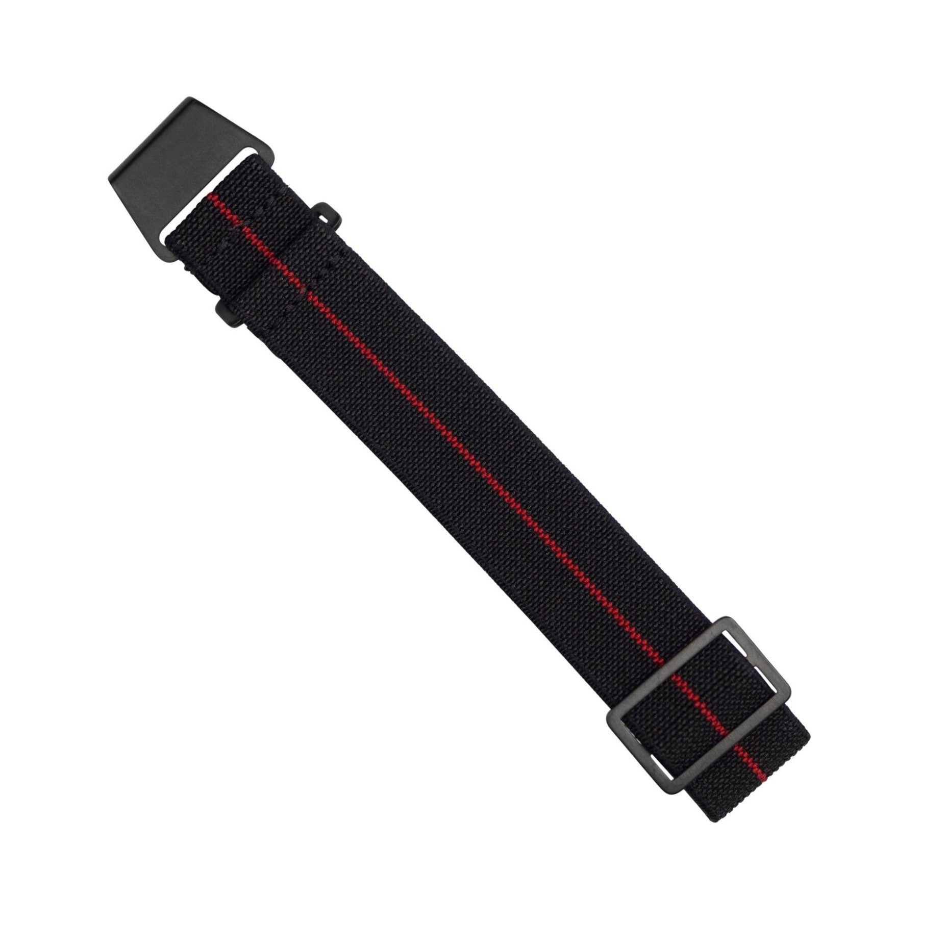 Marine Nationale Strap in Black Red - Nomad Watch Works MY