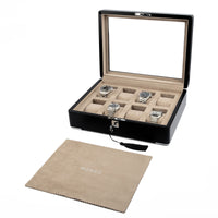 Monad Legacy Black Watch Box in Sand (8 Slots) - Nomad Watch Works MY
