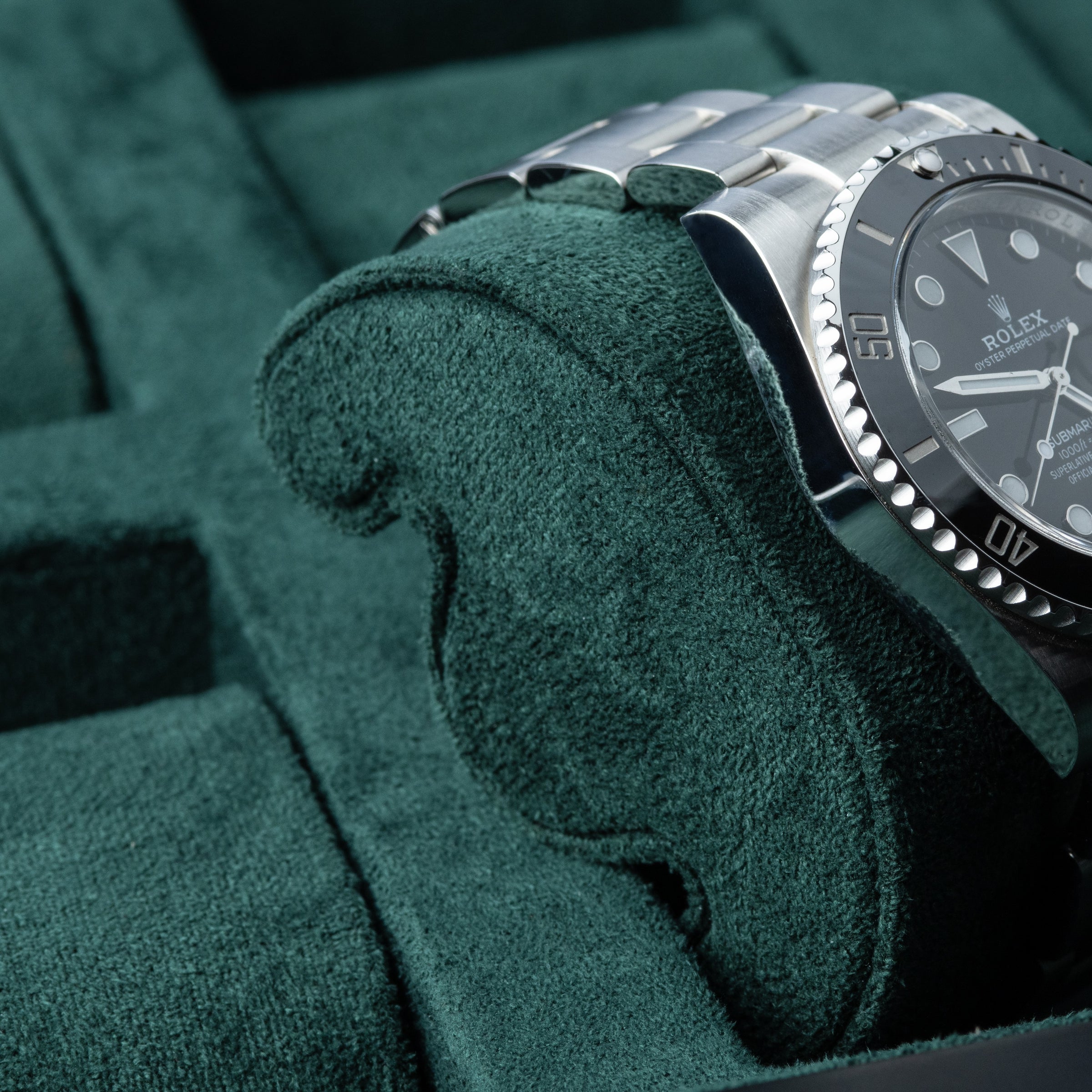Monad Legacy Black Watch Box in Green (8 Slots) - PREORDER - Nomad Watch Works MY