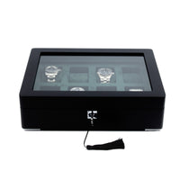 Monad Legacy Black Watch Box in Green (8 Slots) - PREORDER - Nomad Watch Works MY