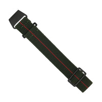 Marine Nationale Strap in Olive Red - Nomad Watch Works MY