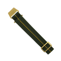 Marine Nationale Strap in Olive Yellow - Nomad Watch Works MY