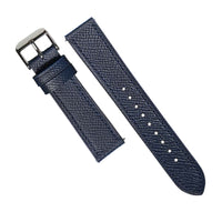 Dress Epsom Leather Strap in Dark Navy - Nomad Watch Works MY
