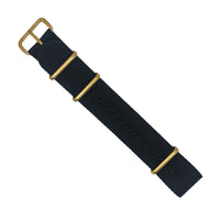 Premium Nato Strap in Black - Nomad Watch Works MY