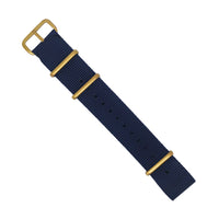 Premium Nato Strap in Navy - Nomad Watch Works MY