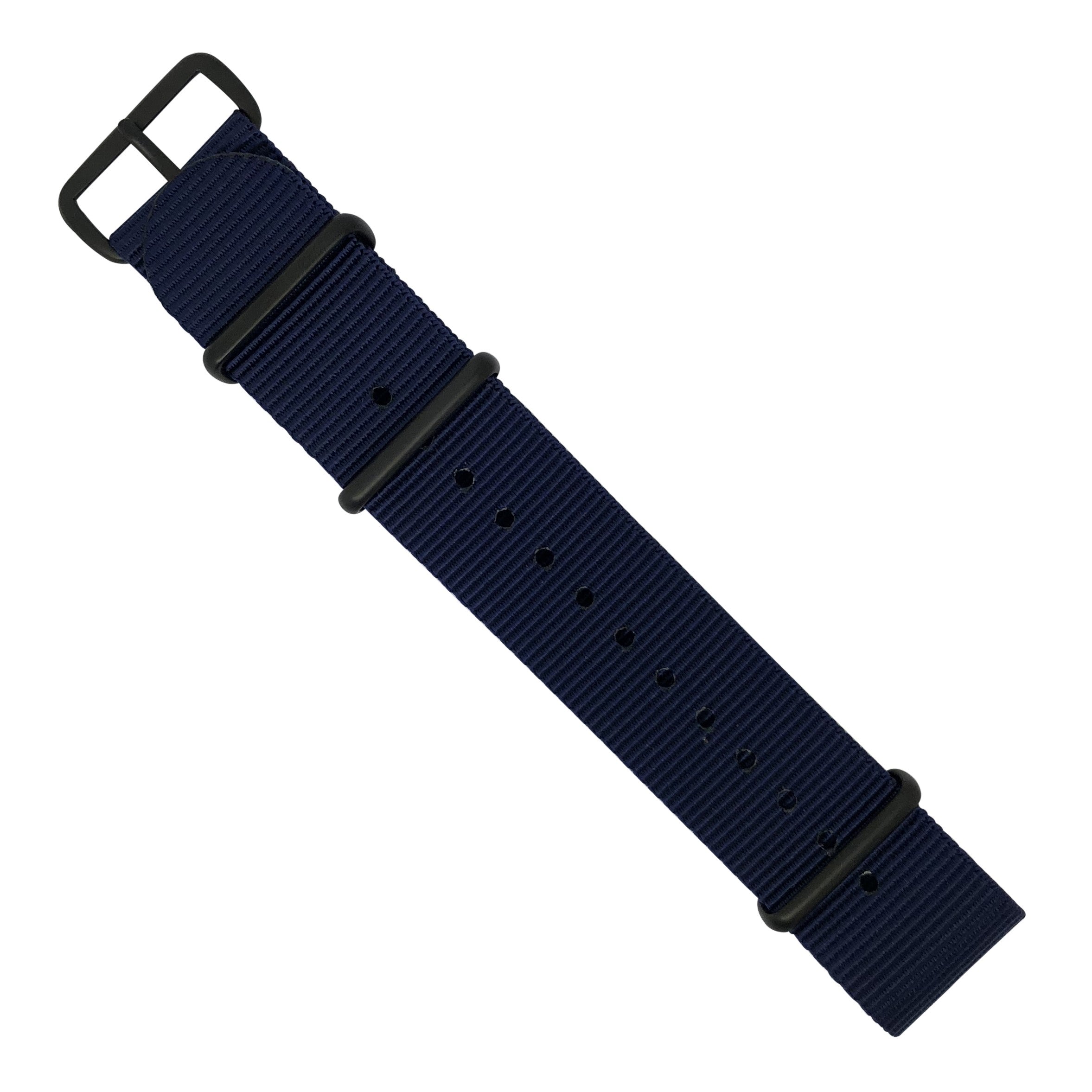 Premium Nato Strap in Navy - Nomad Watch Works MY