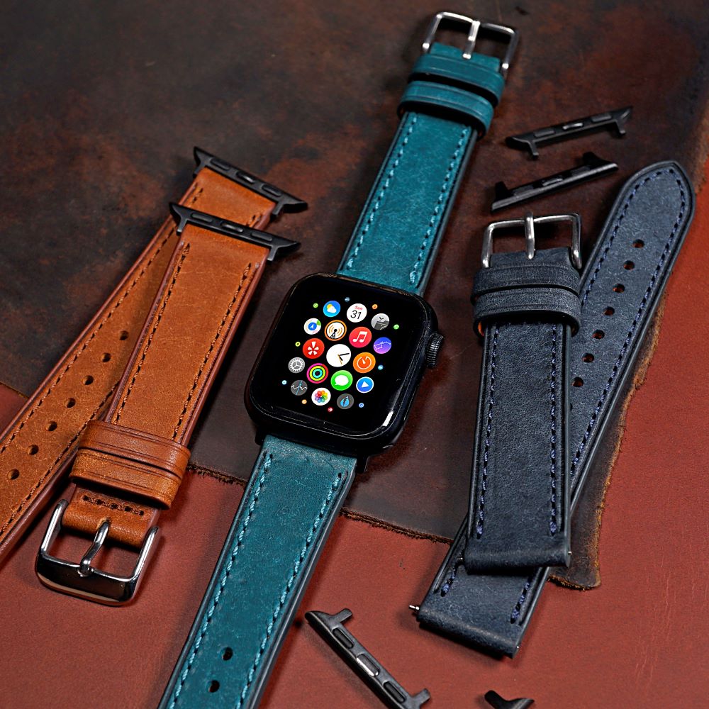 Emery Signature Pueblo Leather Strap in Ortensia (38, 40, 41mm) - Nomad Watch Works MY