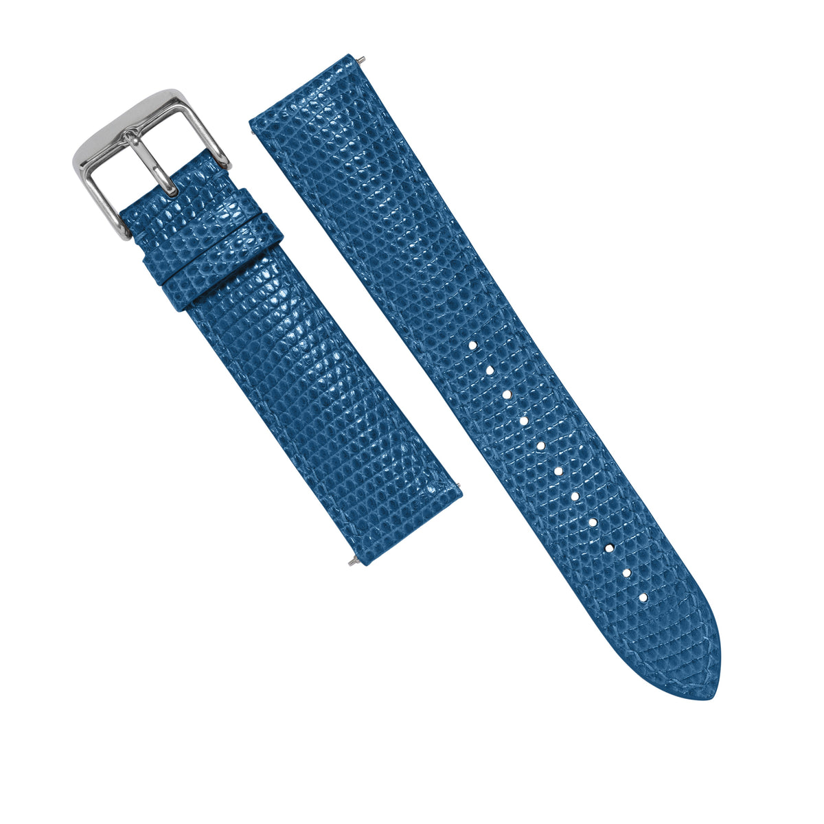 MTO Lizard Skin Strap in Sky Blue - Nomad Watch Works MY