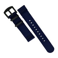 Two Piece Seat Belt Nato Strap in Navy - Nomad Watch Works MY