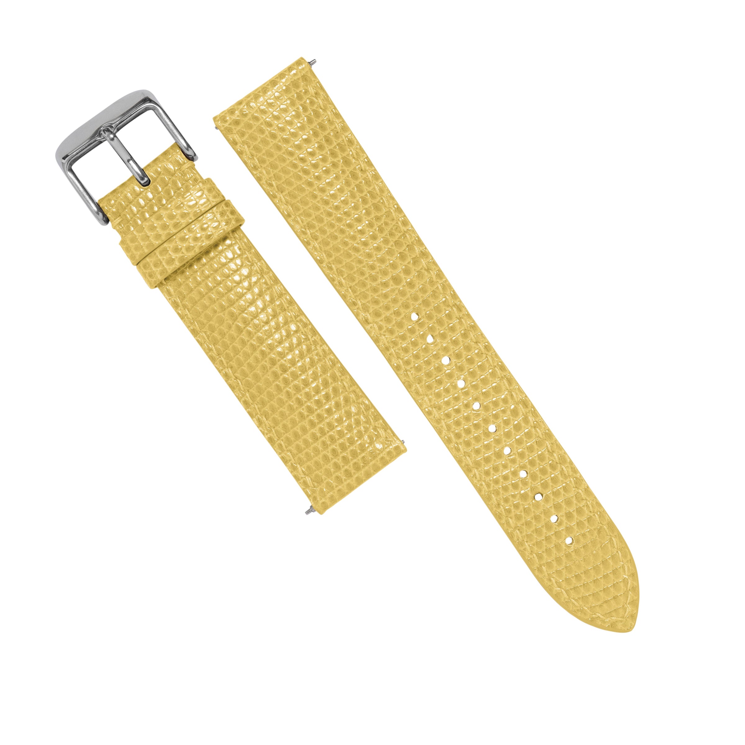 MTO Lizard Skin Strap in Yellow - Nomad Watch Works MY