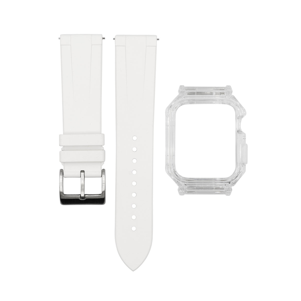 Apple Watch Rubber Mod Kit in White - Nomad Watch Works MY
