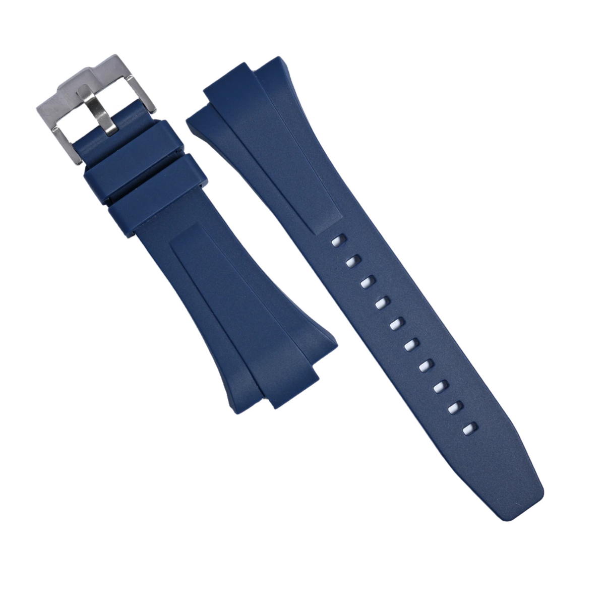 Flex Rubber Strap in Navy for Tissot PRX - Nomad Watch Works MY