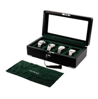 Monad Legacy Black Watch Box in Green (4 Slots) - Nomad Watch Works MY