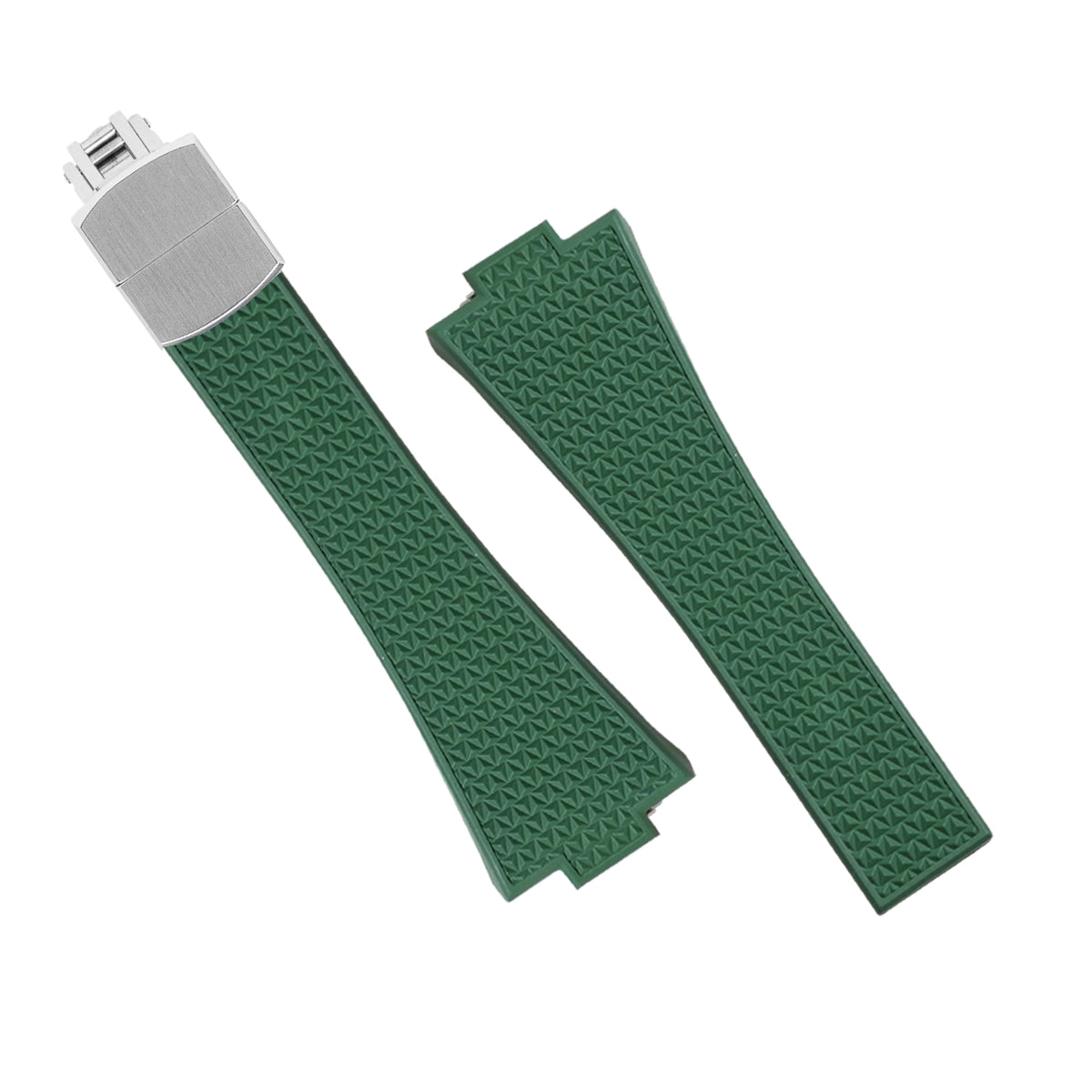 CTS Waffle FKM Rubber Strap in Green for Tissot PRX - Nomad Watch Works MY