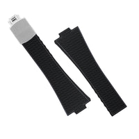CTS Waffle FKM Rubber Strap in Black for Tissot PRX - Nomad Watch Works MY