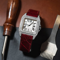 Custom Watch Strap for Cartier Santos 100 - Nomad Watch Works MY