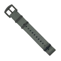 Seat Belt Nato Strap in Grey - Nomad Watch Works MY