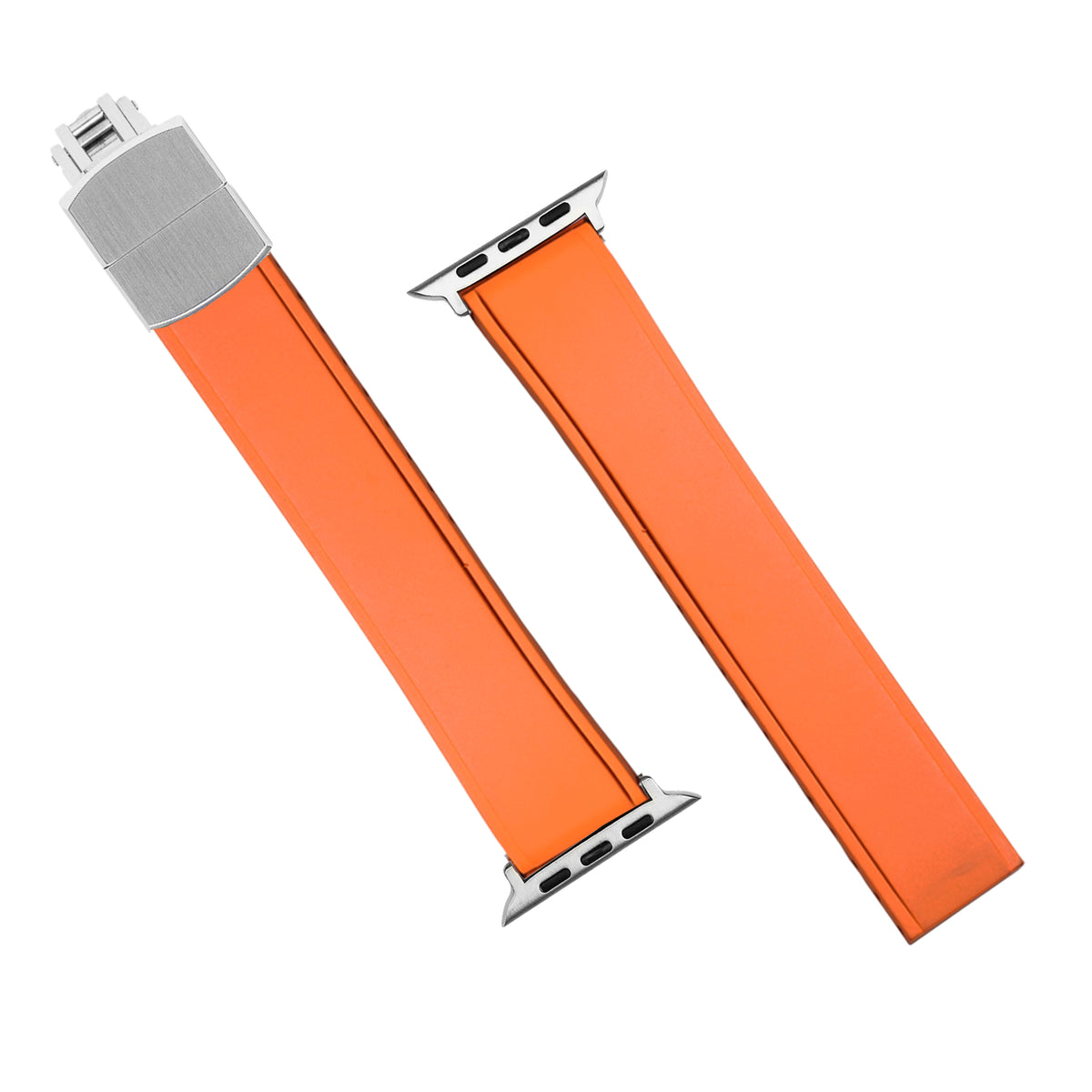 CTS Sports FKM Rubber Strap in Orange (Apple Watch) - Nomad Watch Works MY