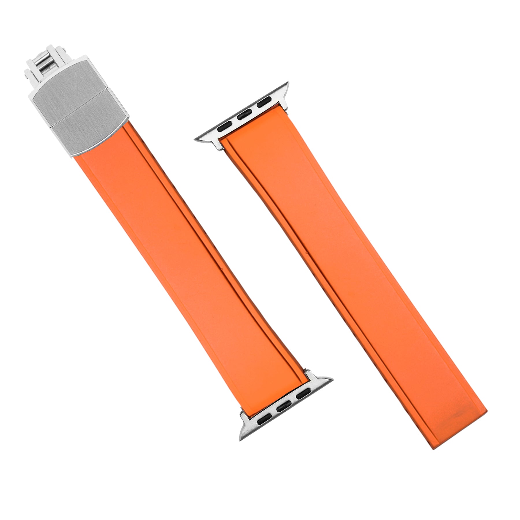 CTS Sports FKM Rubber Strap in Orange (Apple Watch) - Nomad Watch Works MY