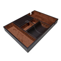 Leather Valet Tray in Brown - Nomad Watch Works Malaysia