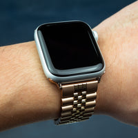Apple Watch Jubilee Metal Strap in Rose Gold (38 & 40mm) - Nomad Watch Works MY