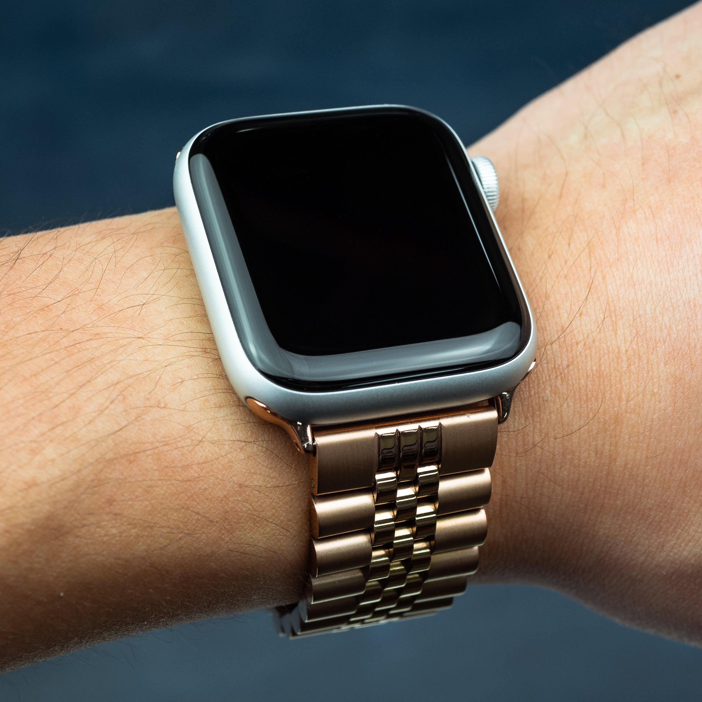 Apple Watch Jubilee Metal Strap in Rose Gold (38 & 40mm) - Nomad Watch Works MY