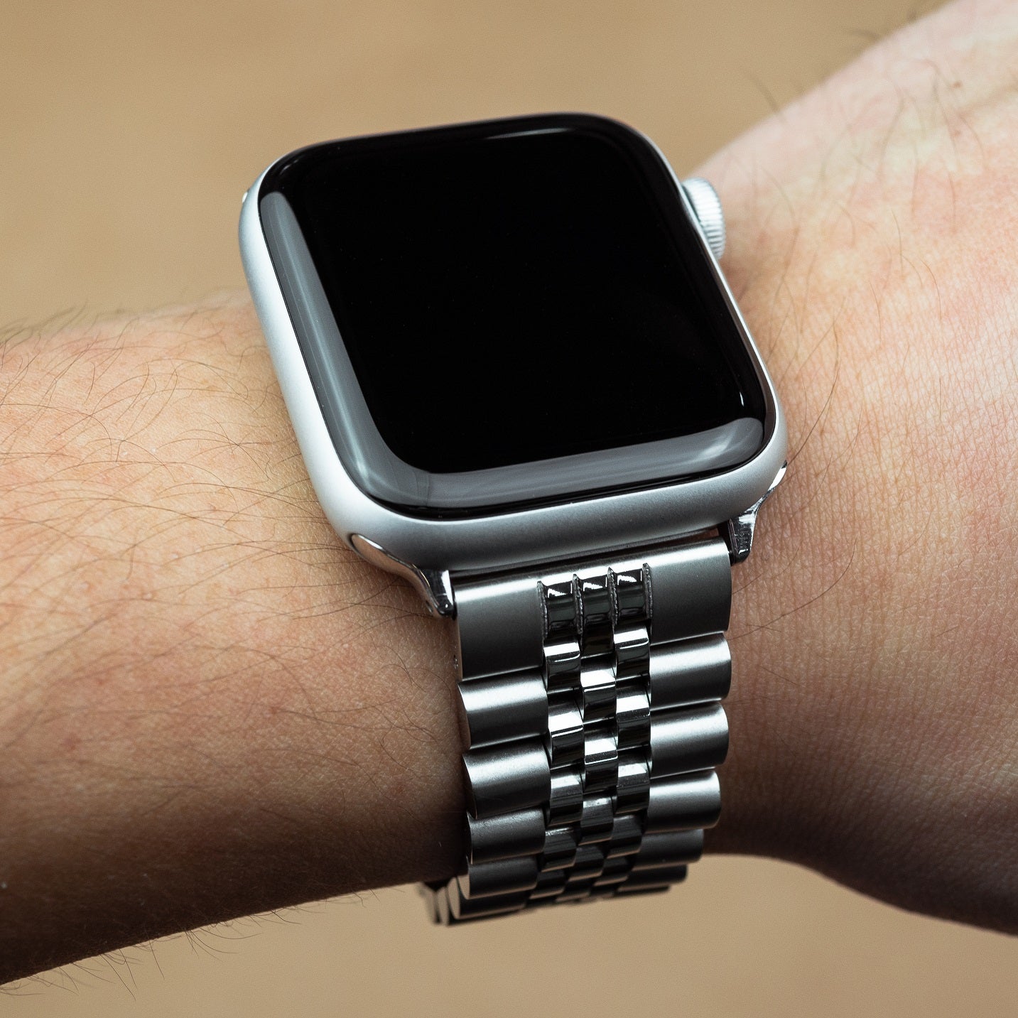 Apple Watch Jubilee Metal Strap in Silver (38 & 40mm) - Nomad Watch Works MY