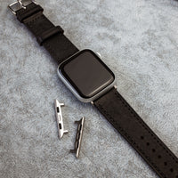 Emery Signature Pueblo Leather Strap in Black (38 & 40mm) - Nomad Watch Works Malaysia