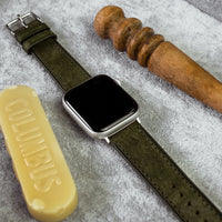 Emery Signature Pueblo Leather Strap in Olive (38 & 40mm) - Nomad Watch Works Malaysia