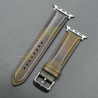 Emery Classic LPA Camo Leather Strap in Army Camo (38, 40, 41mm) - Nomad Watch Works MY