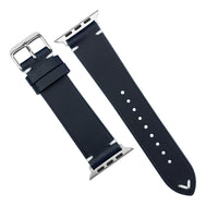 Emery Vintage Buttero Leather Strap in Navy (38 & 40mm) - Nomad Watch Works MY