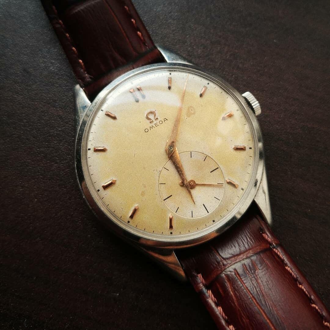 Genuine Croc Pattern Stitched Leather Watch Strap in Brown with Silver Buckle (12mm) - Nomad Watch Works Malaysia