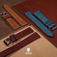 Emery Signature Pueblo Leather Strap in Cognac (18mm) - Nomad Watch Works Malaysia