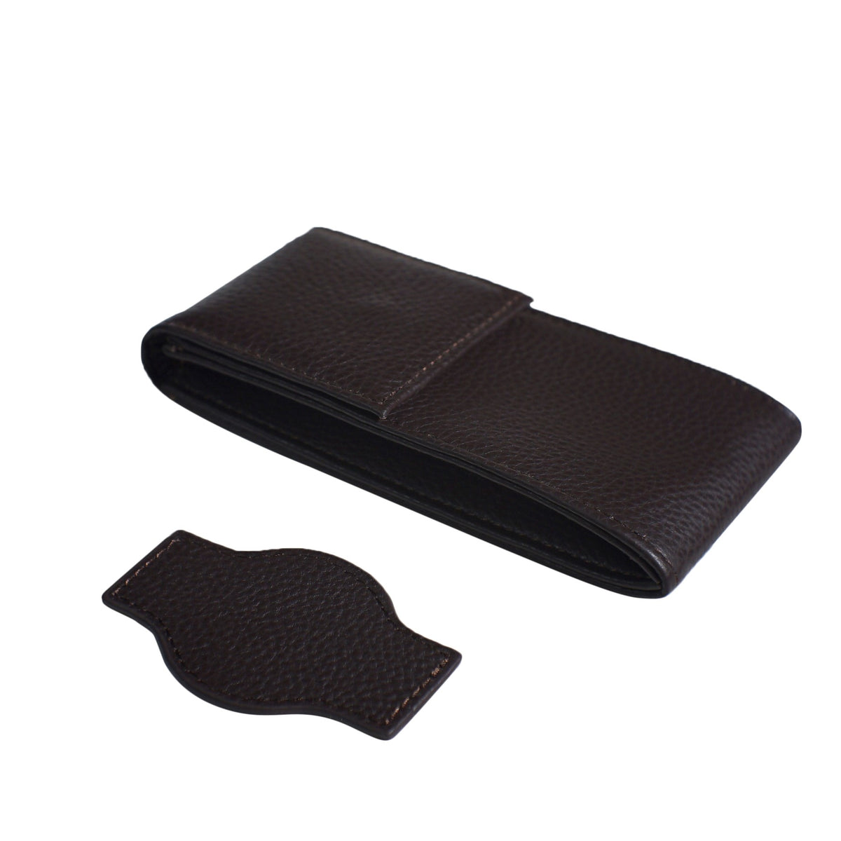 Travel Watch Pouch in Brown - Nomad Watch Works Malaysia