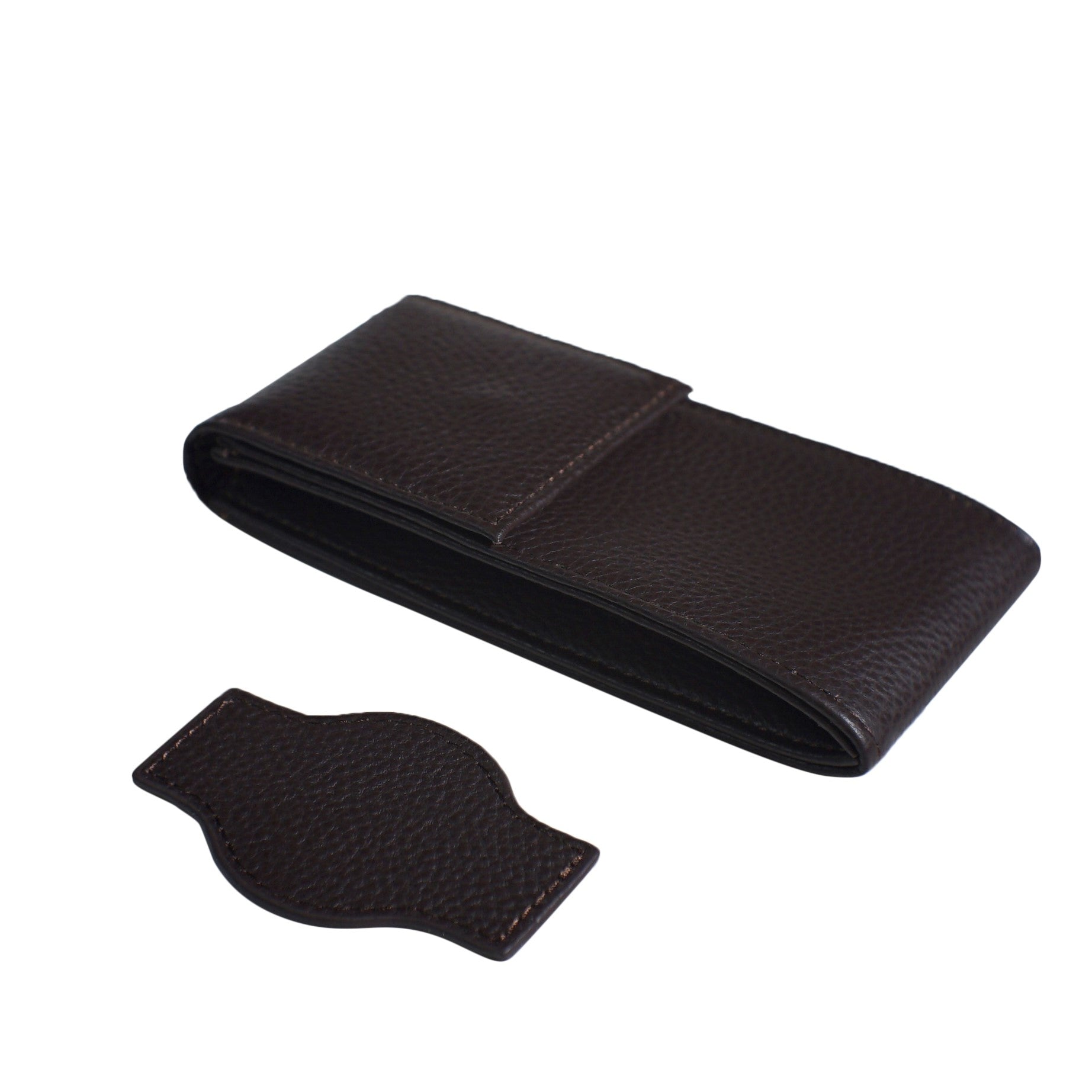Travel Watch Pouch in Brown - Nomad Watch Works Malaysia