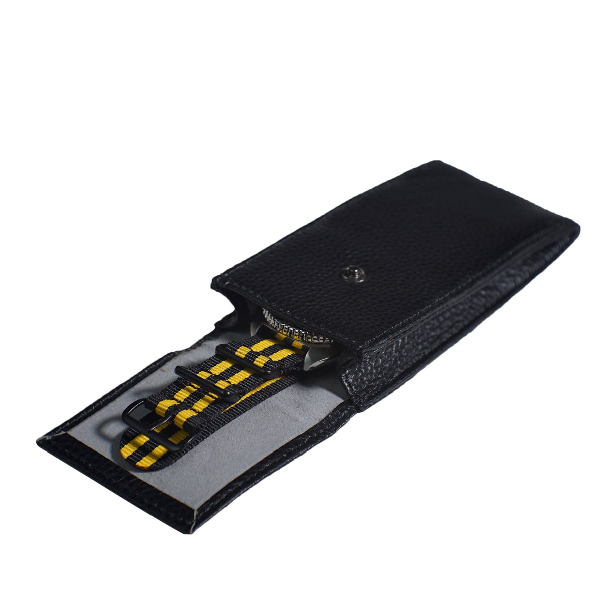 Travel Watch Pouch in Black - Nomad Watch Works Malaysia