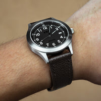 Emery Dress Epsom Leather Strap in Brown (20mm) - Nomad Watch Works Malaysia