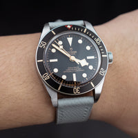 Emery Dress Epsom Leather Strap in Grey (19mm) - Nomad Watch Works MY