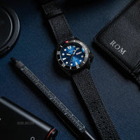 Emery Dress Epsom Leather Strap in Black (19mm) - Nomad Watch Works Malaysia
