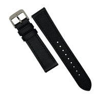Emery Dress Epsom Leather Strap in Black (19mm) - Nomad Watch Works Malaysia