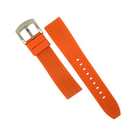 Flex Rubber Strap in Orange (20mm) - Nomad Watch Works Malaysia