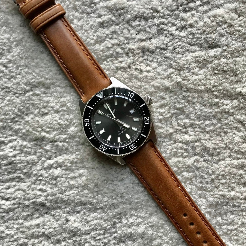 N2W Classic Horween Leather Strap in Chromexcel® Tan (18mm) - Nomad Watch Works Malaysia