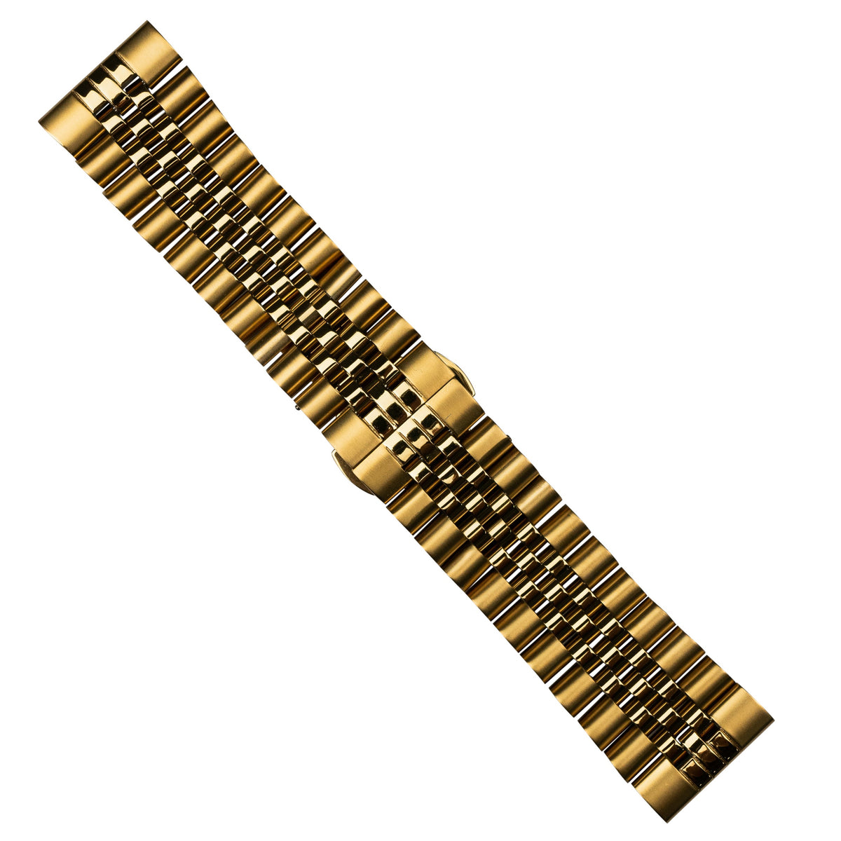 Jubilee Metal Strap in Yellow Gold (20mm) - Nomad Watch Works MY
