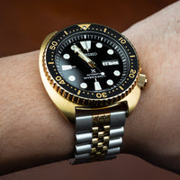 Jubilee Metal Strap in Silver and Yellow Gold (20mm) - Nomad Watch Works MY