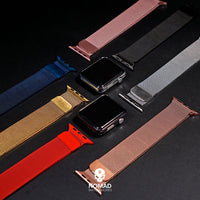Apple Watch Milanese Mesh Strap in Pink (38 & 40mm) - Nomad Watch Works Malaysia