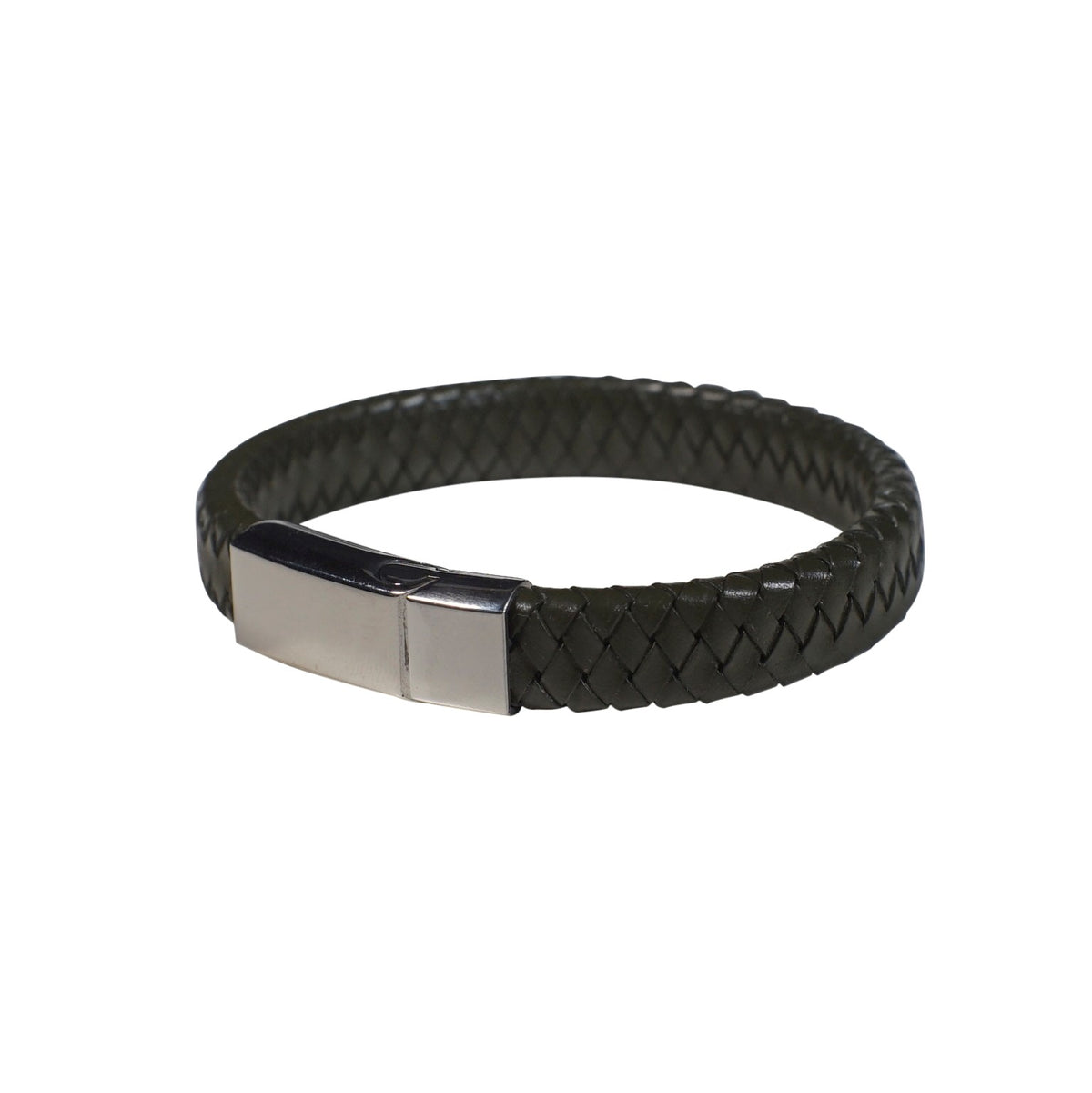 Chester Leather Bracelet in Olive (Size M) - Nomad Watch Works Malaysia