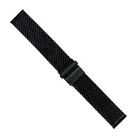 Premium Milanese Mesh Watch Strap in Black (20mm) - Nomad Watch Works Malaysia
