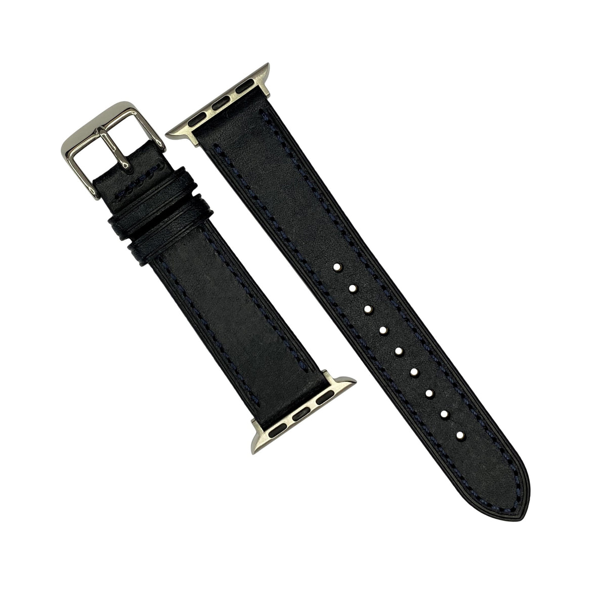Emery Signature Pueblo Leather Strap in Navy (38 & 40mm) - Nomad Watch Works Malaysia