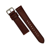 Emery Signature Pueblo Leather Strap in Bordeaux (20mm) - Nomad Watch Works Malaysia